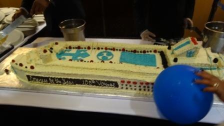 100th Vovage Celebration Cake